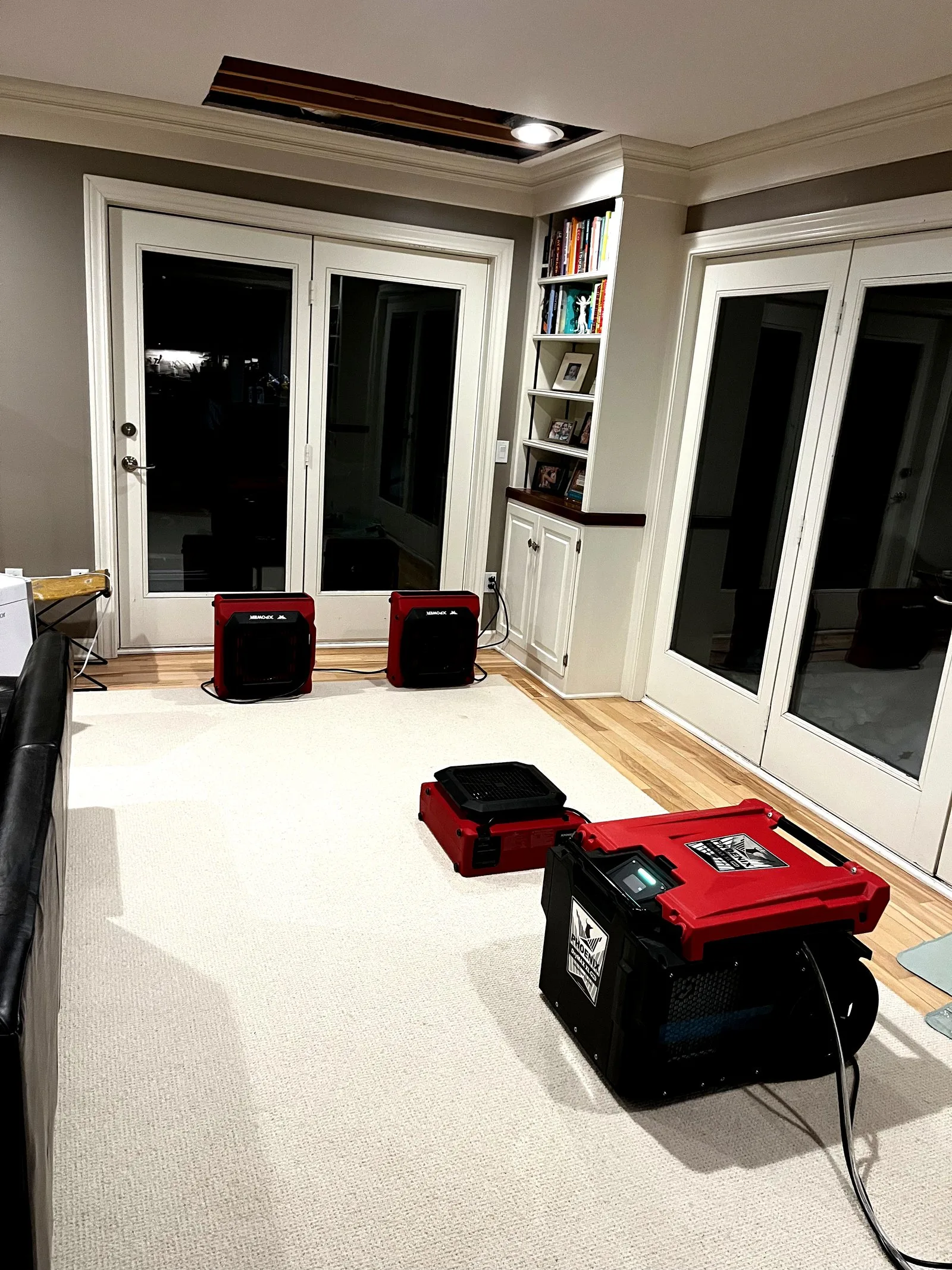 IICRC certified equipment deployed after fire damage — Grand Rapids, MI
