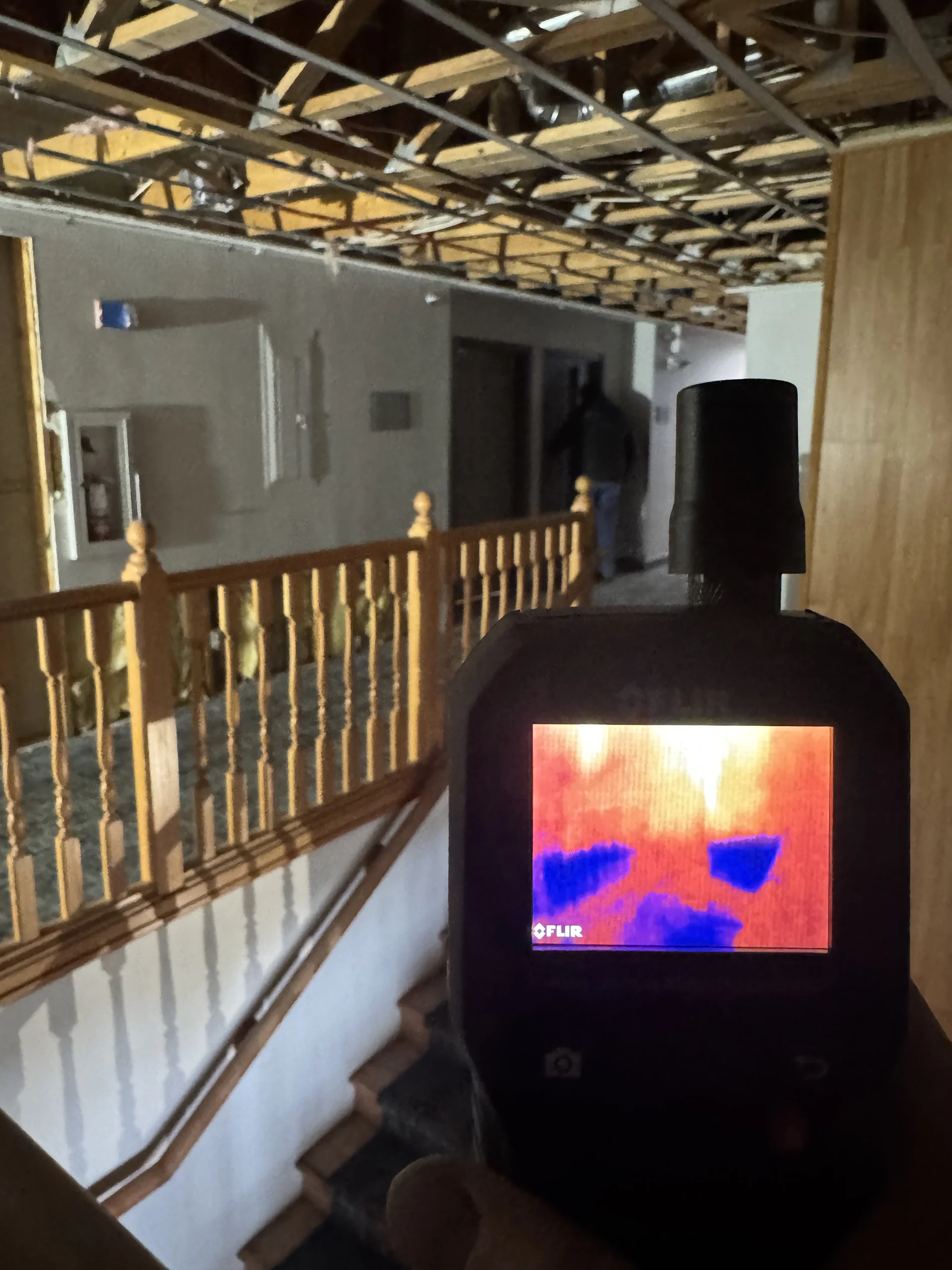 Using Protimeter and FLIR for water damage assessment — West Michigan